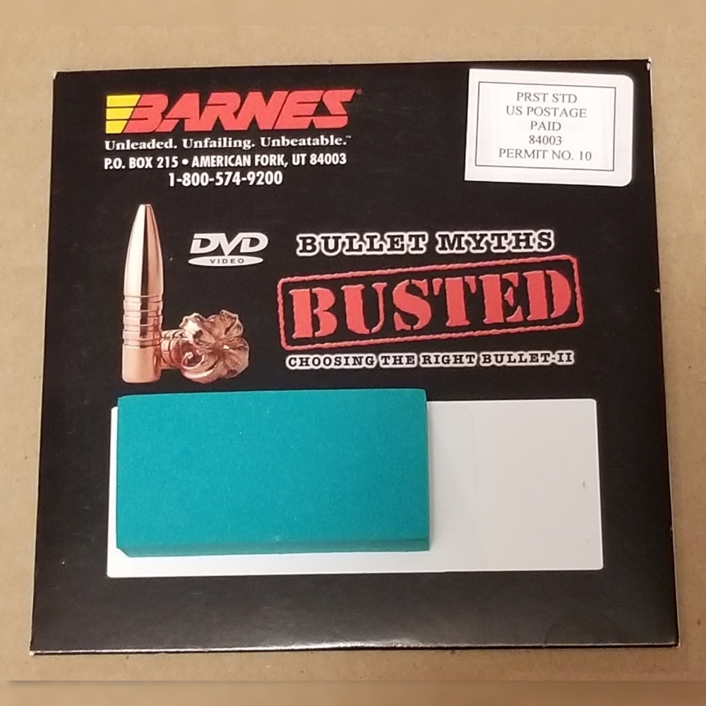 Barnes Bullet Myths Busted DVD